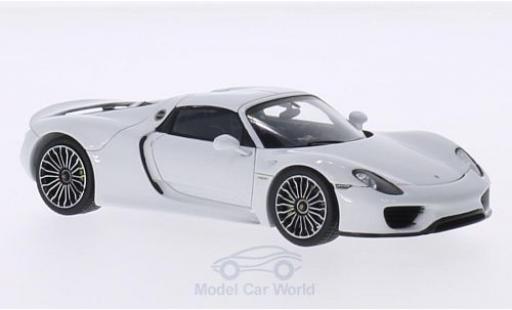 Diecast model cars Porsche 918 1/43 Spark Spyder white Porsche 918 1/43 Spark Spyder white diecast model cars