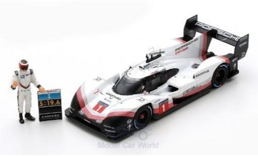 Diecast model cars Porsche 919 1/43 Spark Hybrid EVO Tribute No.1 2018 inklusive Figur T.Bernhard Porsche 919 1/43 Spark Hybrid EVO Tribute No.1 2018 inklusive Figur T.Bernhard diecast model cars