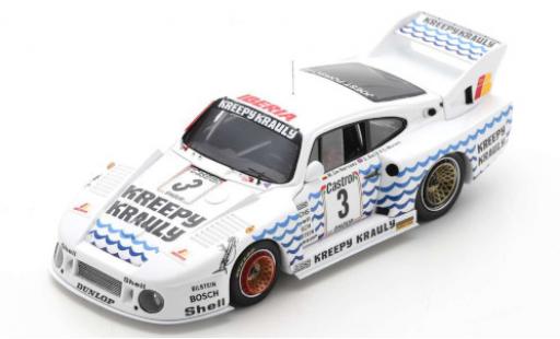 Diecast model cars Porsche 935 1981 1/43 Spark J No.3 Kreepy Krauly 9h Kyalami 1981 G.Moretti/D.Bell/M.de Narvaez Porsche 935 1981 1/43 Spark J No.3 Kreepy Krauly 9h Kyalami 1981 G.Moretti/D.Bell/M.de Narvaez diecast model cars