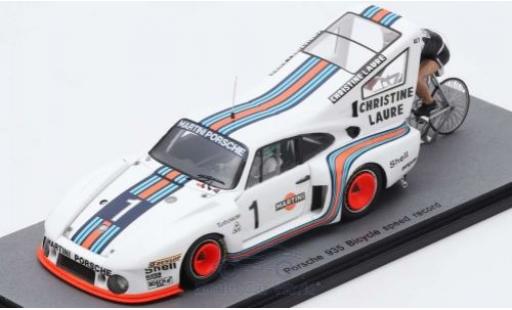 Porsche 935 1977 1/43 Spark No.1 1977 Bicycle Speed Record Cyclist: J-C.Rude H.Pescarolo diecast model cars