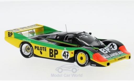 Diecast model cars Porsche 956 1983 1/43 Spark No.47 24h Le Mans 1983 P.Henn/J-L.Schlesser/C.Ballot-Lena Porsche 956 1983 1/43 Spark No.47 24h Le Mans 1983 P.Henn/J-L.Schlesser/C.Ballot-Lena diecast model cars