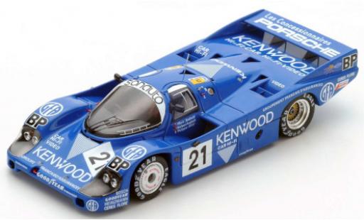 Diecast model cars Porsche 956 1983 1/64 Spark RHD No.21 Kremer Racing Kenwood 24h Le Mans 1983 M.Andretti/M.Andretti/P.Alliot Porsche 956 1983 1/64 Spark RHD No.21 Kremer Racing Kenwood 24h Le Mans 1983 M.Andretti/M.Andretti/P.Alliot diecast model cars