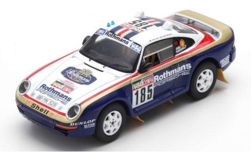 Diecast model cars Porsche 959 1/43 Spark No.185 Rothmans Rallye Paris Dakar 1985 avec Decals J.Ickx/C.Brasseur Porsche 959 1/43 Spark No.185 Rothmans Rallye Paris Dakar 1985 avec Decals J.Ickx/C.Brasseur diecast model cars