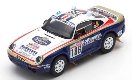 Diecast model cars Porsche 959 1/43 Spark No.186 Rothmans Rallye Paris Dakar 1985 avec Decals R.Metge/D.Lemoine Porsche 959 1/43 Spark No.186 Rothmans Rallye Paris Dakar 1985 avec Decals R.Metge/D.Lemoine diecast model cars