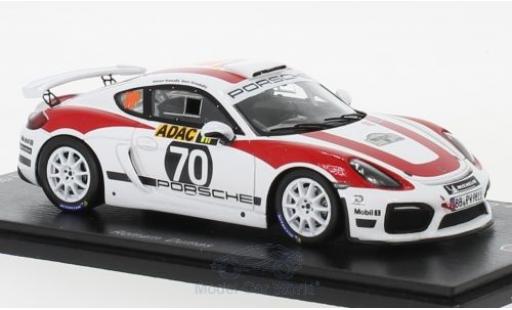 Porsche Cayman GT4 Clubsport 1/43 Spark GT4 Clubsport R-GT No.70 Rallye Deutschland 2018 R.Dumas diecast model cars