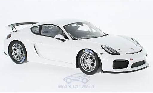 Diecast model cars Porsche Cayman GT4 Clubsport 1/18 Spark GT4 Clubsport white 2017 Porsche Cayman GT4 Clubsport 1/18 Spark GT4 Clubsport white 2017 diecast model cars