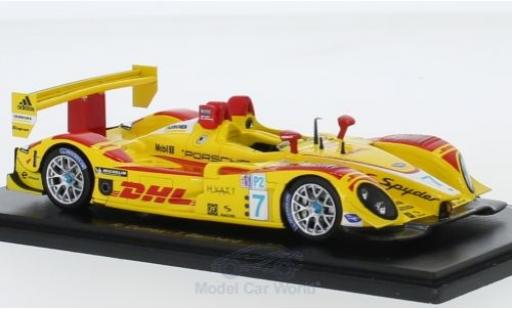 Diecast model cars Porsche RS Spyder 1/43 Spark Spyder RHD No.7 Penske Racing DHL ALMS 2007 R.Dumas/T.Bernhard Porsche RS Spyder 1/43 Spark Spyder RHD No.7 Penske Racing DHL ALMS 2007 R.Dumas/T.Bernhard diecast model cars