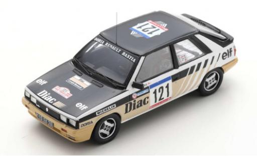 Diecast model cars Renault 11 1/43 Spark Turbo No.121 Rallye WM Tour de Corse 1984 J.-P.Deriu/J.Mariani Renault 11 1/43 Spark Turbo No.121 Rallye WM Tour de Corse 1984 J.-P.Deriu/J.Mariani diecast model cars