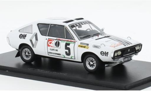 Diecast model cars Renault 17 1/43 Spark No.5 Rallye WM Rallye Bandama 1973 1:43 Renault 17 1/43 Spark No.5 Rallye WM Rallye Bandama 1973 1:43 diecast model cars