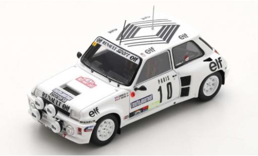 Diecast model cars Renault 5 1/43 Spark Turbo No.10 Rallye WM Rallye Monte Carlo 198 D.Snobeck/J.-P.Bechu Renault 5 1/43 Spark Turbo No.10 Rallye WM Rallye Monte Carlo 198 D.Snobeck/J.-P.Bechu diecast model cars