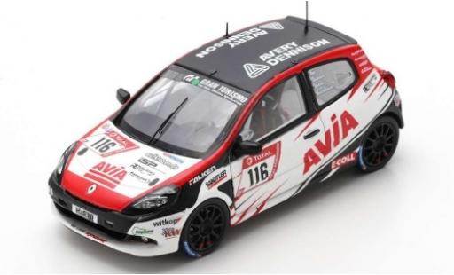 Diecast model cars Renault Clio 1/43 Spark No.116 Avia 24h Nürburgring 2019 S.Epp/G.Holthaus/M.Bohrer/C.Bruchmann Renault Clio 1/43 Spark No.116 Avia 24h Nürburgring 2019 S.Epp/G.Holthaus/M.Bohrer/C.Bruchmann diecast model cars