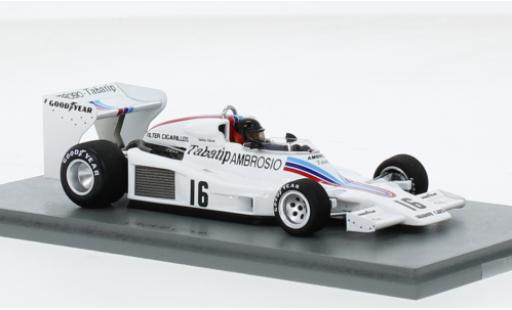 Shadow DN8 1/43 Spark No.16 Formel 1 GP Schweden 1977 1:43 diecast model cars