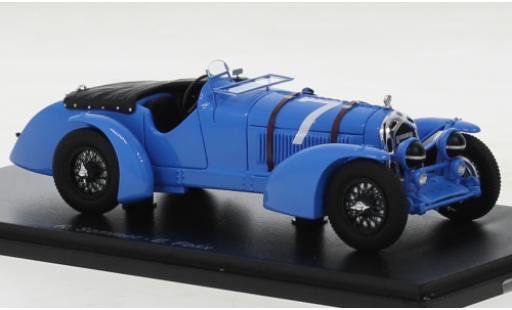 Diecast model cars Alfa Romeo 8C 1/43 Spark blue RHD No.7 24h Le Mans 1934 Alfa Romeo 8C 1/43 Spark blue RHD No.7 24h Le Mans 1934 diecast model cars