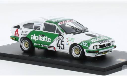 Diecast model cars Alfa Romeo GT 1/43 Spark V6 No.45 Luigi Racing 24h Spa 1982 Alfa Romeo GT 1/43 Spark V6 No.45 Luigi Racing 24h Spa 1982 diecast model cars