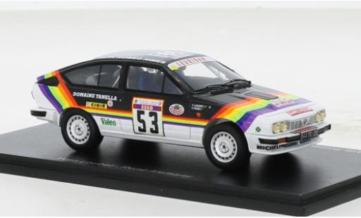 Diecast model cars Alfa Romeo GT 1/43 Spark V6 No.53 Rallye WM Tour de Corse 1982 Alfa Romeo GT 1/43 Spark V6 No.53 Rallye WM Tour de Corse 1982 diecast model cars