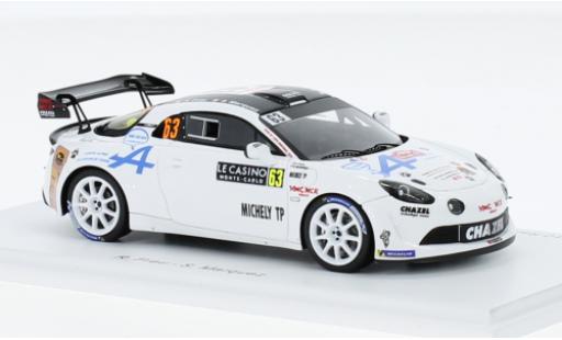 Diecast model cars Alpine A110 1/43 Spark Rally RGT No.63 Chazel Technologie Course Rallye WM Rallye Monte Carlo 2023 Alpine A110 1/43 Spark Rally RGT No.63 Chazel Technologie Course Rallye WM Rallye Monte Carlo 2023 diecast model cars