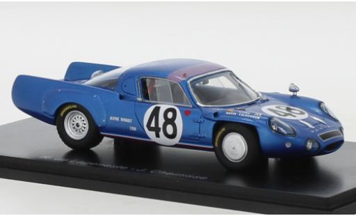 Diecast model cars Alpine A210 1/43 Spark No.48 24h Le Mans 1967 Alpine A210 1/43 Spark No.48 24h Le Mans 1967 diecast model cars