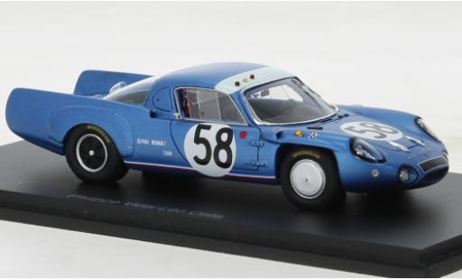 Diecast model cars Alpine A210 1/43 Spark No.58 24h Le Mans 1967 Alpine A210 1/43 Spark No.58 24h Le Mans 1967 diecast model cars