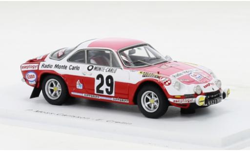 Diecast model cars Alpine A110 1/43 Spark Renault No.29 Rallye WM Rallye Monte Carlo 1973 Alpine A110 1/43 Spark Renault No.29 Rallye WM Rallye Monte Carlo 1973 diecast model cars