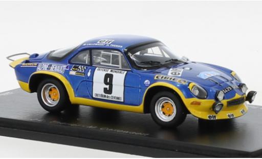 Diecast model cars Alpine A110 1/43 Spark Renault Turbo No.9 Criterium des Cevennes 1972 Alpine A110 1/43 Spark Renault Turbo No.9 Criterium des Cevennes 1972 diecast model cars