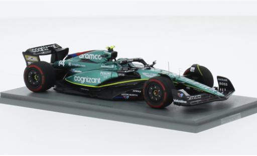 Diecast model cars Aston Martin AMR2 1/43 Spark 3 No.14 Aramco Cognizant F1 Team Cognizant formule 1 GP Grande-Bretagne 2023 Aston Martin AMR2 1/43 Spark 3 No.14 Aramco Cognizant F1 Team Cognizant formule 1 GP Grande-Bretagne 2023 diecast model cars