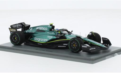 Diecast model cars Aston Martin AMR2 1/43 Spark 3 No.14 Aramco Cognizant F1 Team Cognizant formule 1 GP Monaco 2023 Aston Martin AMR2 1/43 Spark 3 No.14 Aramco Cognizant F1 Team Cognizant formule 1 GP Monaco 2023 diecast model cars