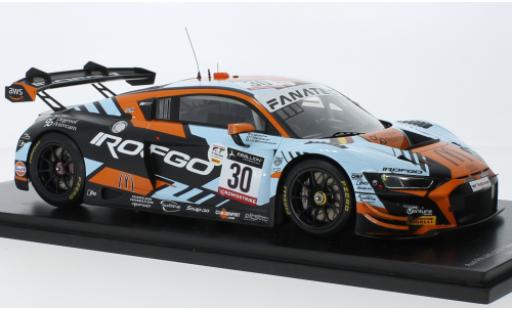 Diecast model cars Audi R8 1/18 Spark LMS GT3 No.30 Team WRT 24h Spa 2022 Audi R8 1/18 Spark LMS GT3 No.30 Team WRT 24h Spa 2022 diecast model cars