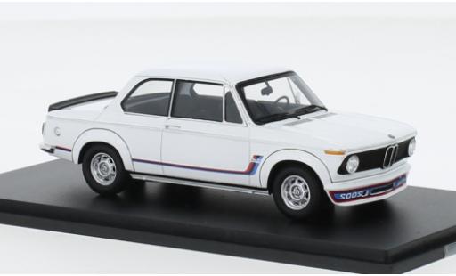 Bmw 2002 1/43 Spark Turbo white 1973 diecast model cars