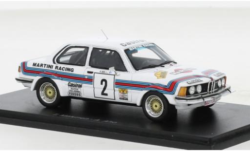 Diecast model cars Bmw 323 1/43 Spark (E21) Gr.2 No.2 Martini Rallye Condroz 1980 Bmw 323 1/43 Spark (E21) Gr.2 No.2 Martini Rallye Condroz 1980 diecast model cars