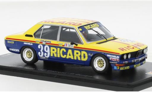 Diecast model cars Bmw 530 1/43 Spark i No.39 Ricard (F) 24h Spa 1979 Bmw 530 1/43 Spark i No.39 Ricard (F) 24h Spa 1979 diecast model cars