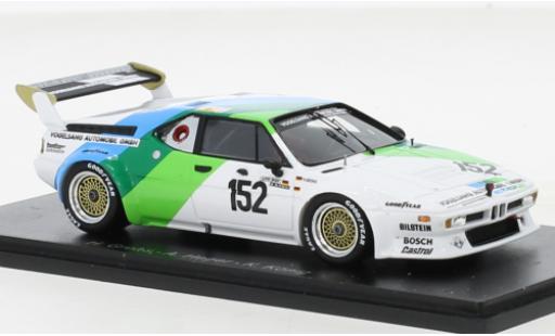 Diecast model cars Bmw M1 1/43 Spark No.152 24h Le Mans 1985 Bmw M1 1/43 Spark No.152 24h Le Mans 1985 diecast model cars