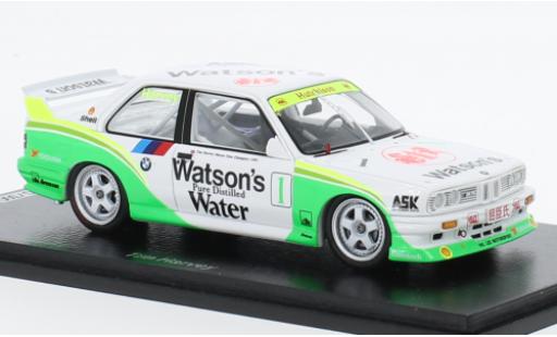 Diecast model cars Bmw M3 1/43 Spark (E30) No.1 Watsons Macau Guia Race 1990 Bmw M3 1/43 Spark (E30) No.1 Watsons Macau Guia Race 1990 diecast model cars