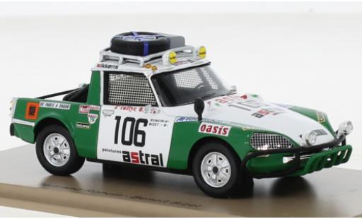 Diecast model cars Citroen DS 1/43 Spark No.106 Rallye Paris Dakar 1980 Citroen DS 1/43 Spark No.106 Rallye Paris Dakar 1980 diecast model cars