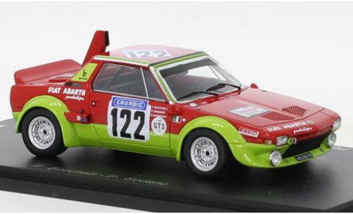 Diecast model cars Fiat X 1/9 1/43 Spark Abarth No.122 Tour de France Automobile 1974 Fiat X 1/9 1/43 Spark Abarth No.122 Tour de France Automobile 1974 diecast model cars
