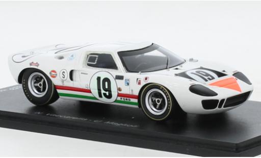Diecast model cars Ford GT40 1/43 Spark RHD No.19 12h Sebring 1967 Ford GT40 1/43 Spark RHD No.19 12h Sebring 1967 diecast model cars
