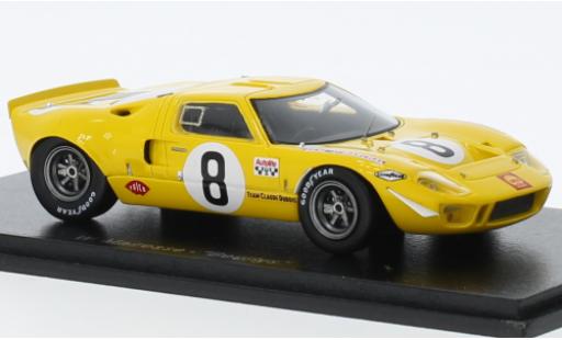 Diecast model cars Ford GT40 1/43 Spark RHD No.8 24h Le Mans 1968 Ford GT40 1/43 Spark RHD No.8 24h Le Mans 1968 diecast model cars