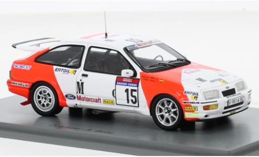 Diecast model cars Ford Sierra 1/43 Spark RS Cosworth No.15 Marlboro Rallye WM Tour de Corse 1987 Ford Sierra 1/43 Spark RS Cosworth No.15 Marlboro Rallye WM Tour de Corse 1987 diecast model cars