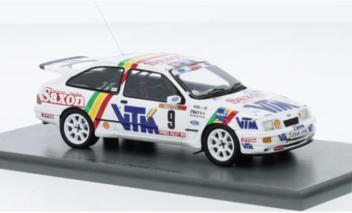 Diecast model cars Ford Sierra 1/43 Spark RS Cosworth RHD No.9 Rallye Ypres 1990 Ford Sierra 1/43 Spark RS Cosworth RHD No.9 Rallye Ypres 1990 diecast model cars