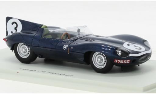 Diecast model cars Jaguar D-Type 1/43 Spark RHD No.3 24h Le Mans 1957 Jaguar D-Type 1/43 Spark RHD No.3 24h Le Mans 1957 diecast model cars