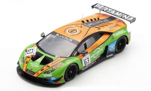Diecast model cars Lamborghini Huracan 1/18 Spark GT3 Evo No.63 GRT Grasser Racing Team 24h Spa 2019 Lamborghini Huracan 1/18 Spark GT3 Evo No.63 GRT Grasser Racing Team 24h Spa 2019 diecast model cars