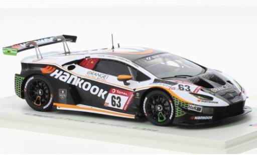 Diecast model cars Lamborghini Huracan 1/43 Spark GT3 Evo No.63 Hankook FFF Racing Team Hankook 24h Nuerburgring 2021 Lamborghini Huracan 1/43 Spark GT3 Evo No.63 Hankook FFF Racing Team Hankook 24h Nuerburgring 2021 diecast model cars