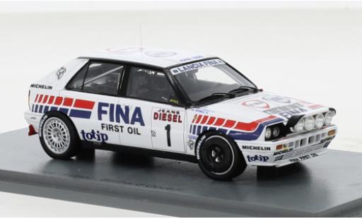 Diecast model cars Lancia Delta 1/43 Spark HF Integrale 16V No.1 Jolly Club Fina Rallye WM Rallye San Remo 1991 Lancia Delta 1/43 Spark HF Integrale 16V No.1 Jolly Club Fina Rallye WM Rallye San Remo 1991 diecast model cars