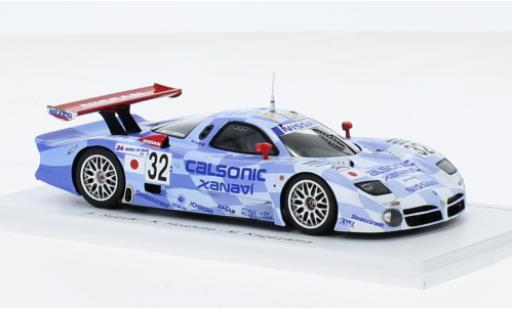 Diecast model cars Nissan R390 1/43 Spark GT1 RHD No.32 Motorsports Calsonic Xanavi 24h Le Mans 1998 Nissan R390 1/43 Spark GT1 RHD No.32 Motorsports Calsonic Xanavi 24h Le Mans 1998 diecast model cars