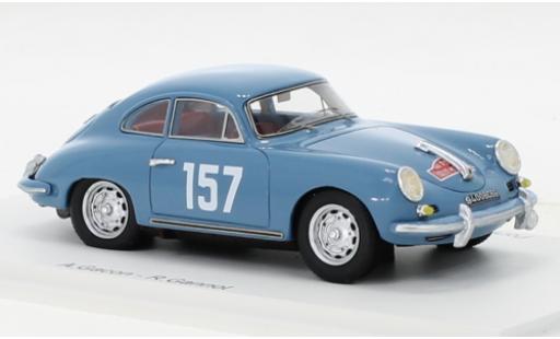 Diecast model cars Porsche 356 1/43 Spark B 1600 S No.157 Rallye Monte Carlo 1960 Porsche 356 1/43 Spark B 1600 S No.157 Rallye Monte Carlo 1960 diecast model cars