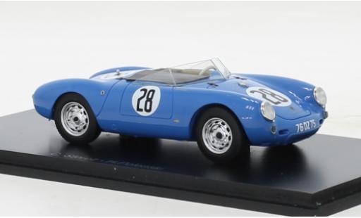 Diecast model cars Porsche 550 1/43 Spark blue No.28 24h Le Mans 1965 Porsche 550 1/43 Spark blue No.28 24h Le Mans 1965 diecast model cars