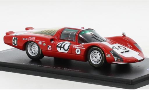 Diecast model cars Porsche 906 1/43 Spark LH No.40 12h Sebring 1967 Porsche 906 1/43 Spark LH No.40 12h Sebring 1967 diecast model cars