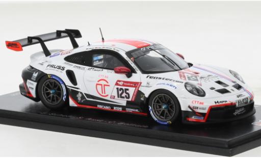 Diecast model cars Porsche 991 GT3 Cup 1/43 Spark 911  No.125 Huber Motorsport 24h Nürburgring 2022 Porsche 991 GT3 Cup 1/43 Spark 911  No.125 Huber Motorsport 24h Nürburgring 2022 diecast model cars
