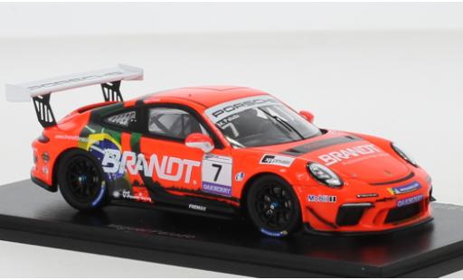 Diecast model cars Porsche 992 GT3 1/43 Spark 911 (991) Cup No.7 Carrera Cup Brasilien 2020 Porsche 992 GT3 1/43 Spark 911 (991) Cup No.7 Carrera Cup Brasilien 2020 diecast model cars