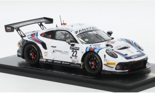 Diecast model cars Porsche 991 GT3 R 1/43 Spark 911  No.22 GPX Martini Racing Martini 24h Spa 2021 Porsche 991 GT3 R 1/43 Spark 911  No.22 GPX Martini Racing Martini 24h Spa 2021 diecast model cars
