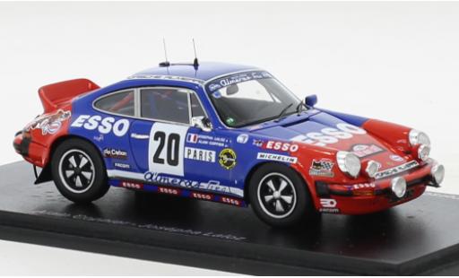 Diecast model cars Porsche 930 1/43 Spark 911 Carrera No.20 Esso Rallye WM Rallye Monte Carlo 1980 Porsche 930 1/43 Spark 911 Carrera No.20 Esso Rallye WM Rallye Monte Carlo 1980 diecast model cars